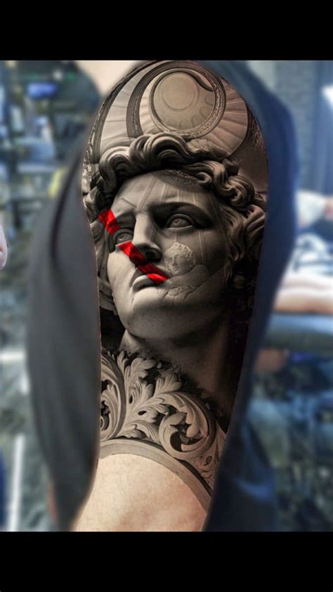 beautiful statue tattoos.